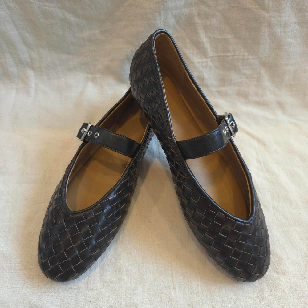 Madewell black leather Mary Jane flats - Size 7.5